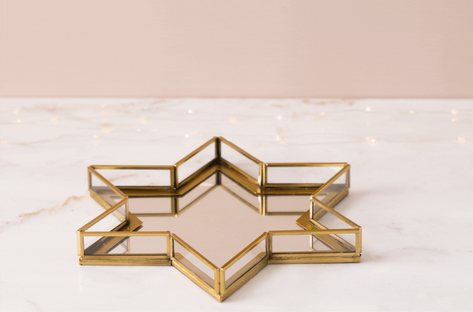 Stella Star of David Mirror Tray