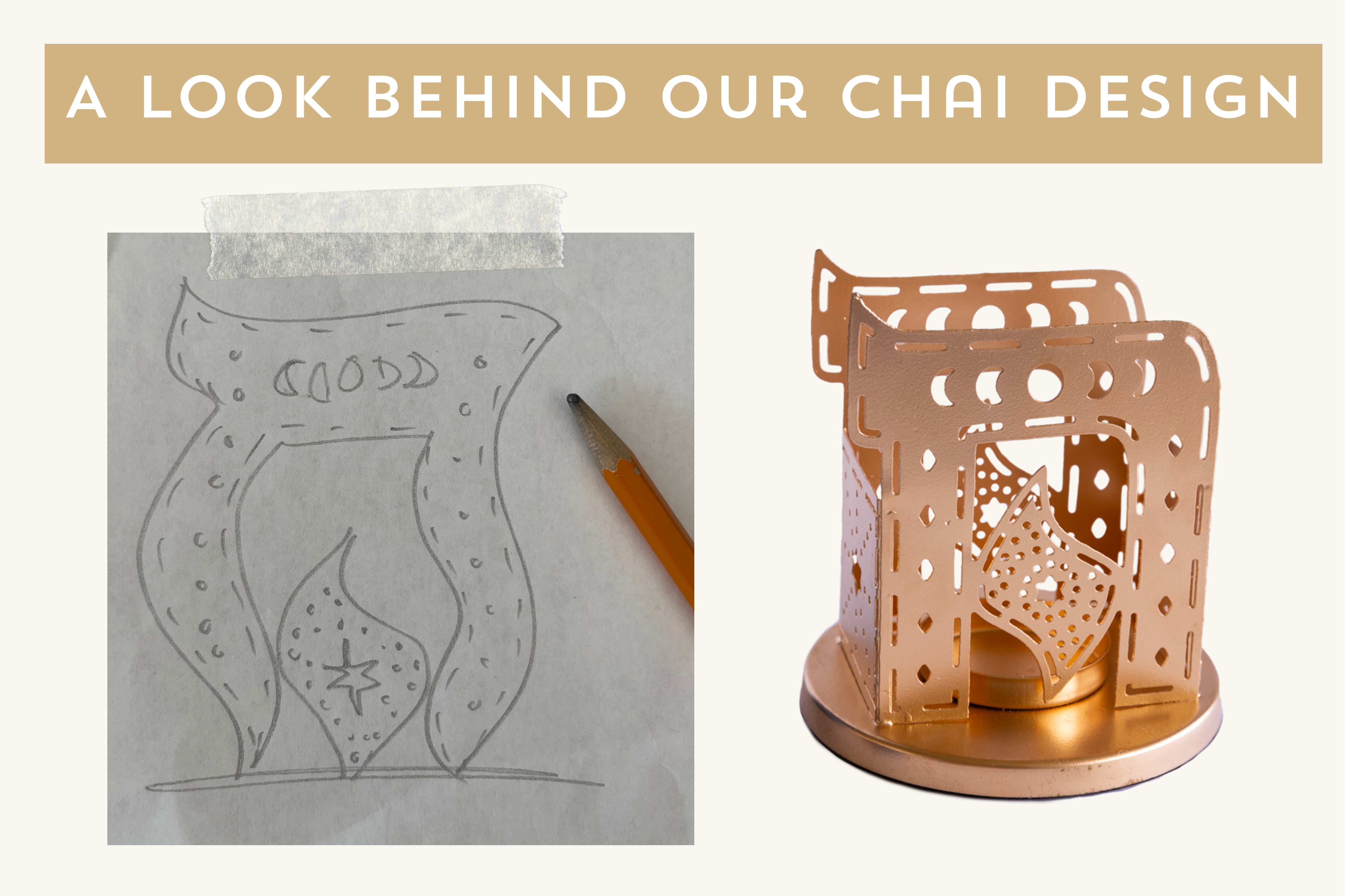 A look behind our Chai Yahrzeit Candle Holder Design