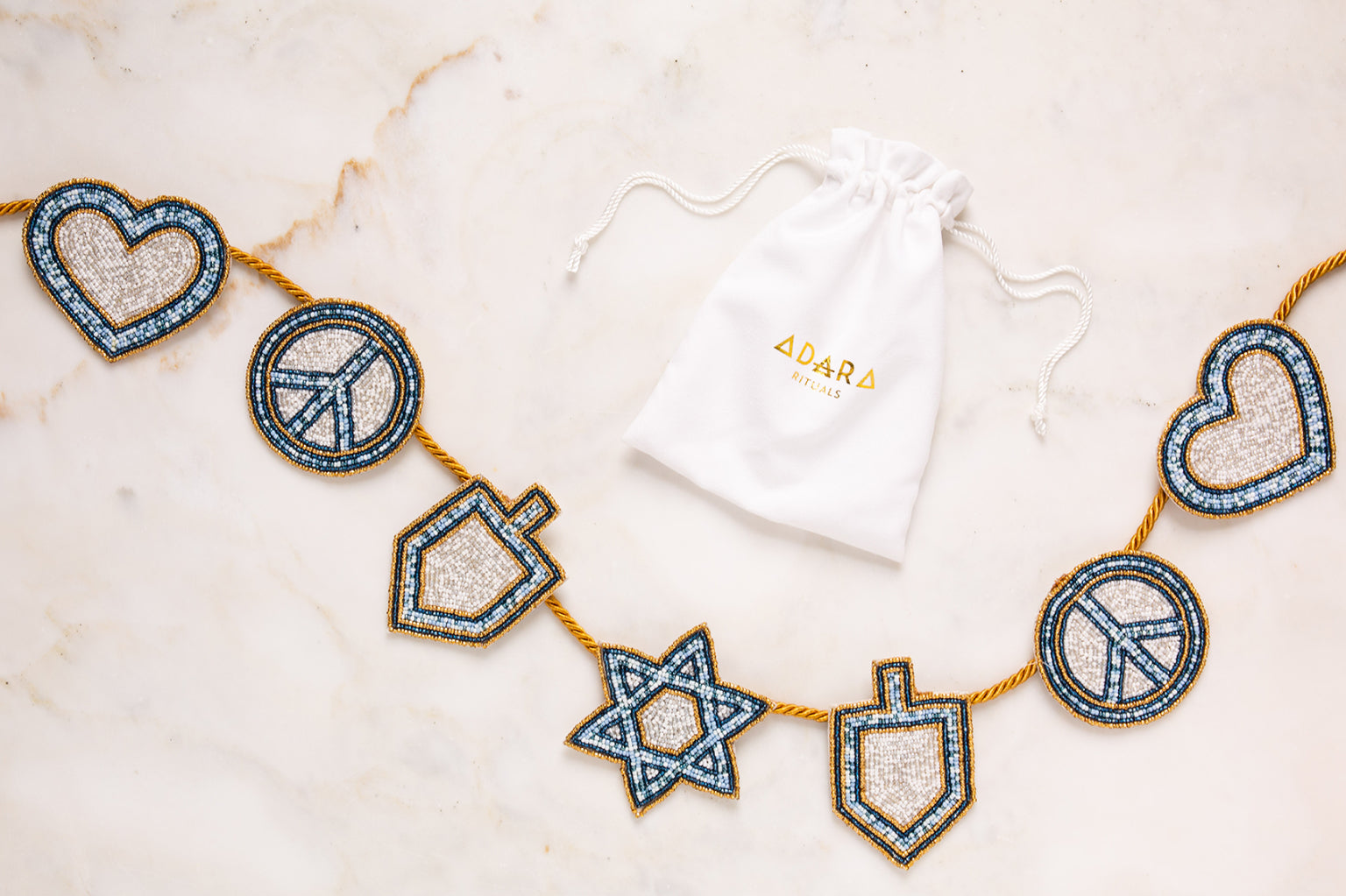 Peace, Love & Dreidel Garland - Final Few!
