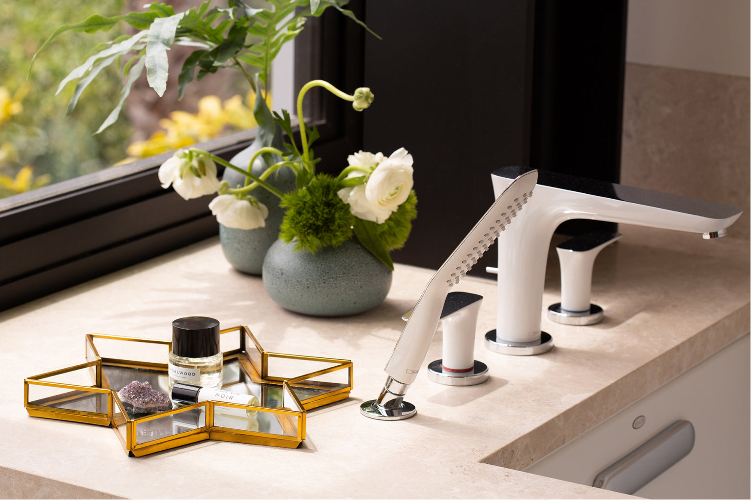 Stella Star of David Mirror Tray