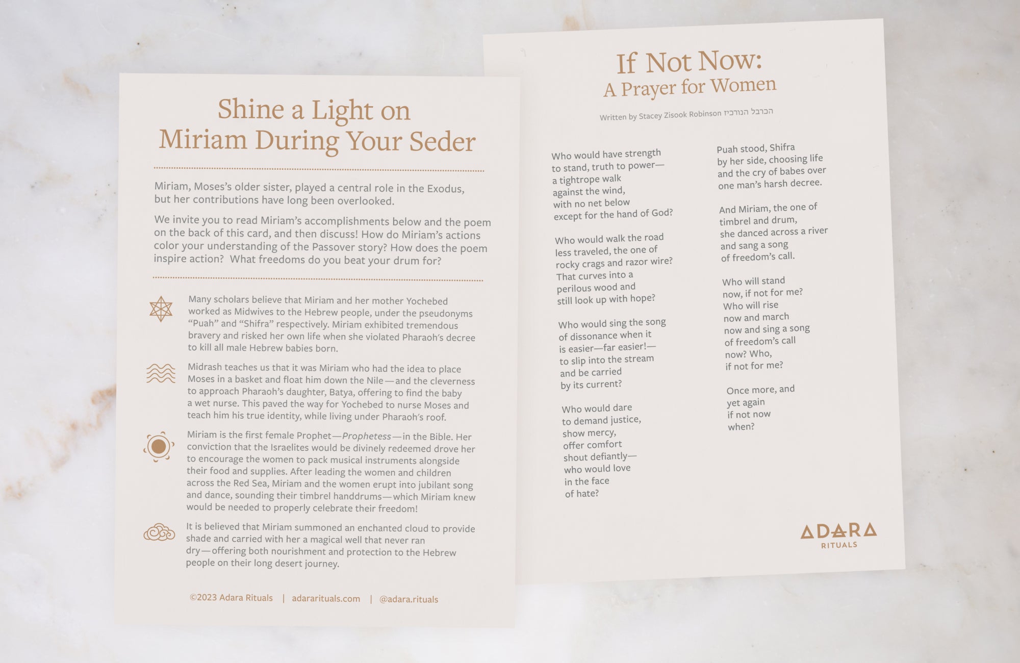 Passover Tray - Miriam's Timbrel