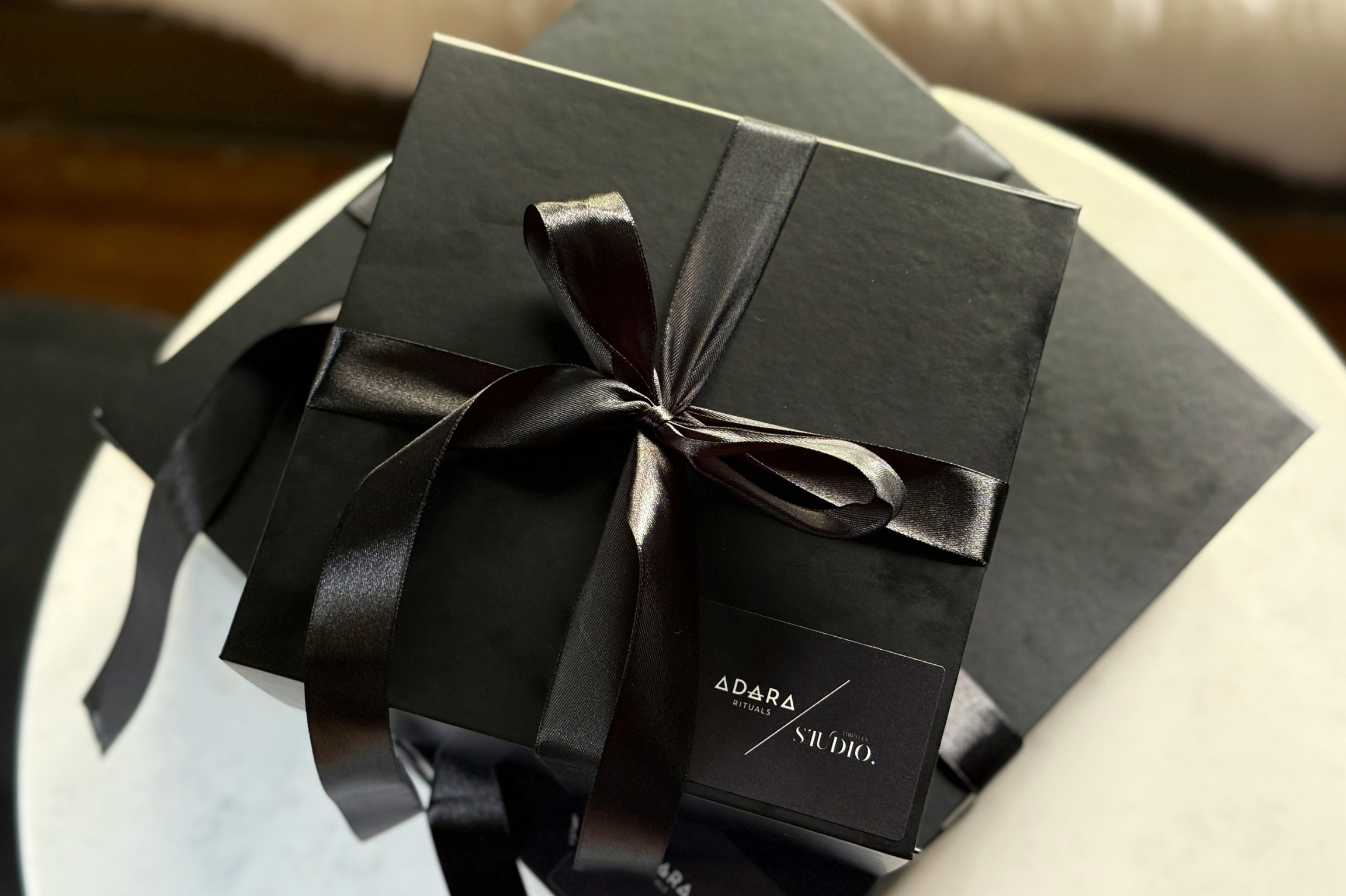 Sacred Home Jewish Gift Set Adara Rituals Luxury Premium Black Gift Boxes with Ribbon 