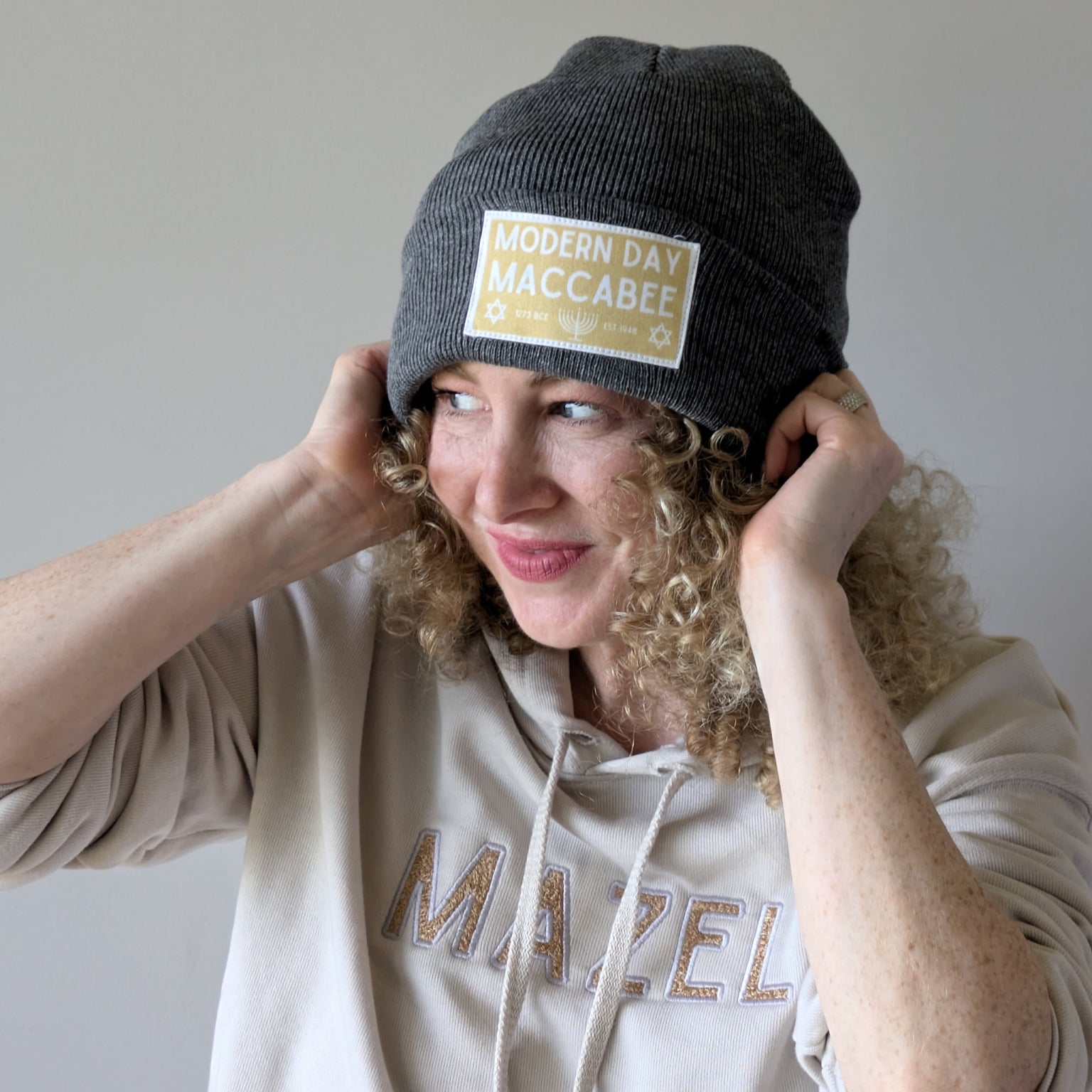"Maccabeanie" Knit Hat