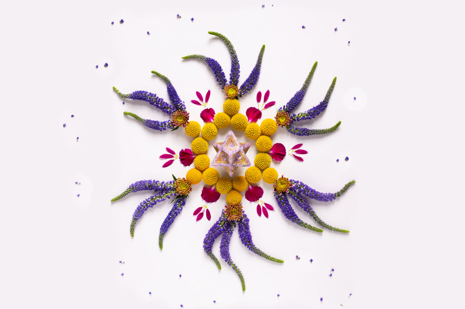 Kabbalah Crystal - Lepidolite Star of David