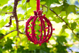 Delia Pomegranate Beaded Bauble